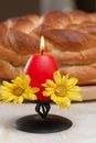 Traditional easter table settings Royalty Free Stock Photo