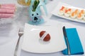The traditional easter table Royalty Free Stock Photo