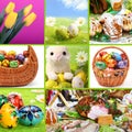 Traditional Easter - themed collage