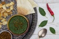 Traditional Egyptian Cuisine : Egyptian Molokhya or Molokhia