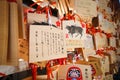 Traditional Emas in a temple, Tokyo, Japan