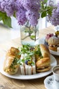 Traditional english afternoon tea Royalty Free Stock Photo