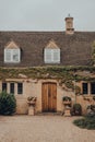 Traditional English cottage in Broadway, Cotswolds, UK Royalty Free Stock Photo