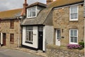 Traditional English cottage St Ives. Cornwall, England, UK Royalty Free Stock Photo