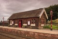 Traditional English Railway Station Royalty Free Stock Photo