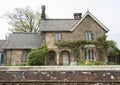 Traditional english railway station house Royalty Free Stock Photo