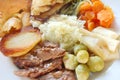 Traditional English roast dinner