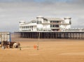 Traditional English Seaside, Weston Super Mare Royalty Free Stock Photo