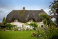 Traditional English thatched country cottage Royalty Free Stock Photo