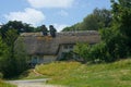 Traditional English thatched roof cottage Royalty Free Stock Photo