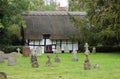 Traditional English Thatched Village Cottage Royalty Free Stock Photo