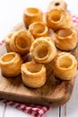 Traditional English Yorkshire pudding Royalty Free Stock Photo