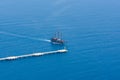 Traditional entertainment at sea. Turkey.