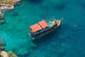 Traditional entertainment at sea. Turkey.