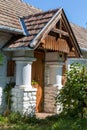 Traditional entrance from Hungary, near lake Balaton, village Salfold