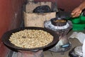 Traditional ethiopian coffee ceremony Royalty Free Stock Photo