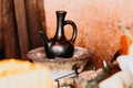 Traditional Ethiopian coffee pot Royalty Free Stock Photo