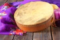 Traditional ethnic hand drum Royalty Free Stock Photo