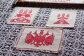 Traditional ethnic slavian towels