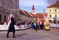 Whip Cracker, Kurentovanje 2023, Ptuj, Slovenia Royalty Free Stock Photo