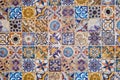 Traditional European ceramic mosaic tile pattern