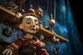 traditional European style marionette puppet