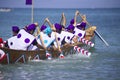 Traditional event in Okinawa Meijo Harleigh Royalty Free Stock Photo