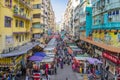 Traditional Fa Yuen street market in Hong Kong