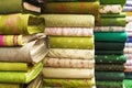 Traditional fabrics for dirndl and more Royalty Free Stock Photo