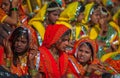 Traditional Fair in Pushkar. Indian brides