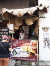 Traditional sweet snacks roadside stall