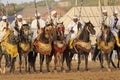 Traditional fantasia in Morocco Royalty Free Stock Photo