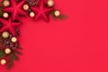 Traditional Festive Christmas Background Border Royalty Free Stock Photo