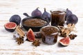 Traditional Fig jam Royalty Free Stock Photo