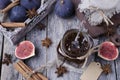 Traditional Fig jam Royalty Free Stock Photo