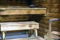 Traditional Finnish sauna Royalty Free Stock Photo
