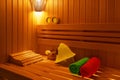 Traditional Finnish sauna Royalty Free Stock Photo