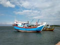 Traditional Firemen Boats In Banda Aceh Royalty Free Stock Photo
