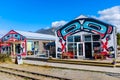 Traditional first nation house in Carcross