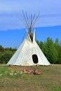 Traditional Plains First Nations Tipi, Regina, Saskatchewan, Canada
