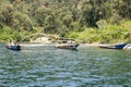 Traditional fisherman lake Kivu boat