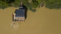 Traditional fisherman wooden hut, Garonne River