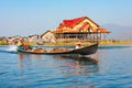 Traditional fishers stilt houses village on Inle lake, Myanmar