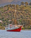 Traditional fishing boat Kaiki Royalty Free Stock Photo