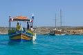 A traditional fishing boat from Malta Royalty Free Stock Photo