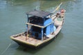 Traditional fishing boat in muine, vietnam Royalty Free Stock Photo