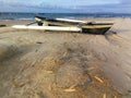 Traditional fishing boat at the seaside. Normally fishermen use