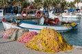 Traditional fishing boats in Greece Royalty Free Stock Photo