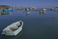 Fishing boats in the harbour of Marsaxlokk in Malta Royalty Free Stock Photo