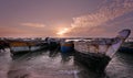 Traditional fishing boats Rameswaram, India